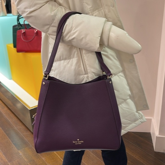 Kate Spade Leila Medium Triple Compartment Shoulder Bag
Ripe Plum
NWT - Picture 4 of 16